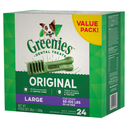 GREENIES - Original Value Pack Large Dog Treat (1kg)