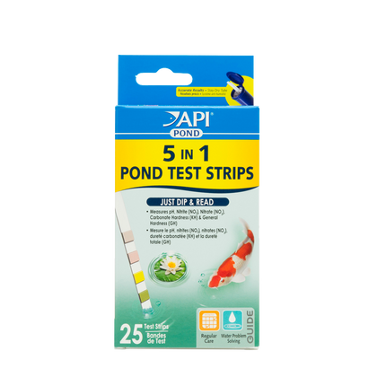 API - Pond Care 5 in 1 Quick Testing Strips (25pk)