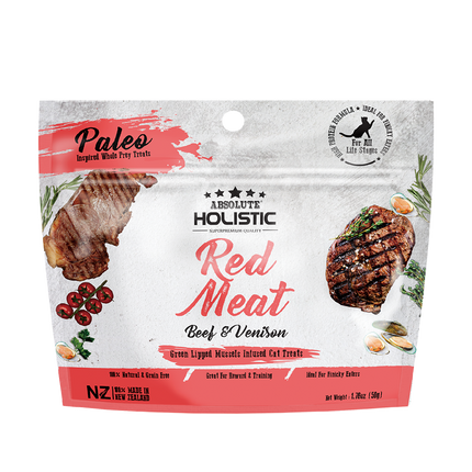 Absolute Holistic - Red Meat Beef & Venison Cat Treat (50g)