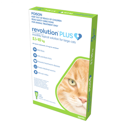 Revolution Plus - Large Cat (3pk)