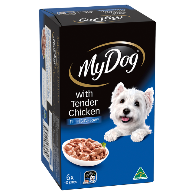 My Dog - Adult Tender Chicken Fillets in Gravy Dog Wet Food (6pk x 100g)