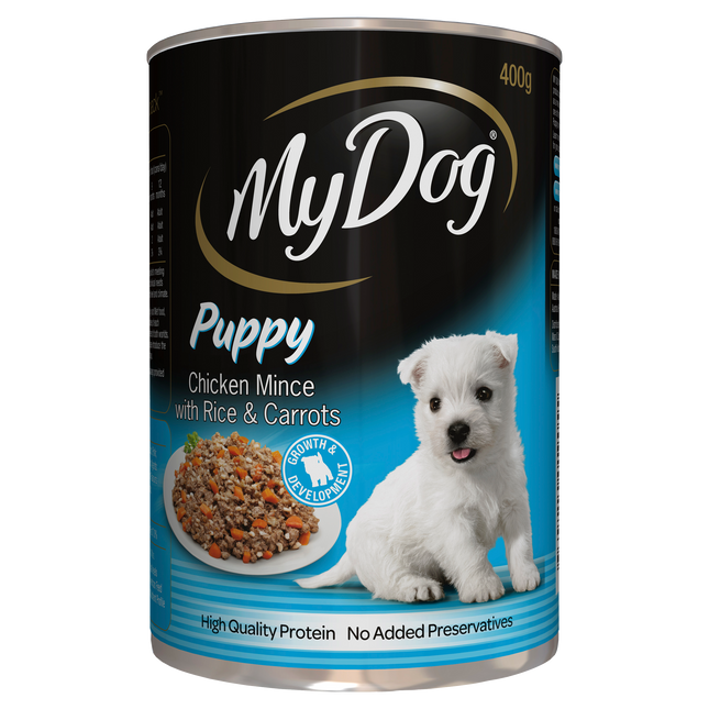 My Dog - Adult Puppy Chicken Mince, Rice & Carrots Dog Wet Food (400g)