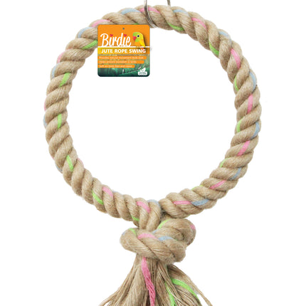 Birdie - Jute Parrot Ring (16cm)
