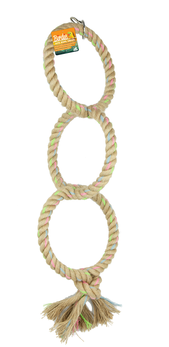 Birdie - Jute Triple Ring (16cm)