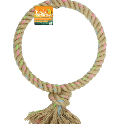 Birdie - Jute Parrot Ring (25cm)