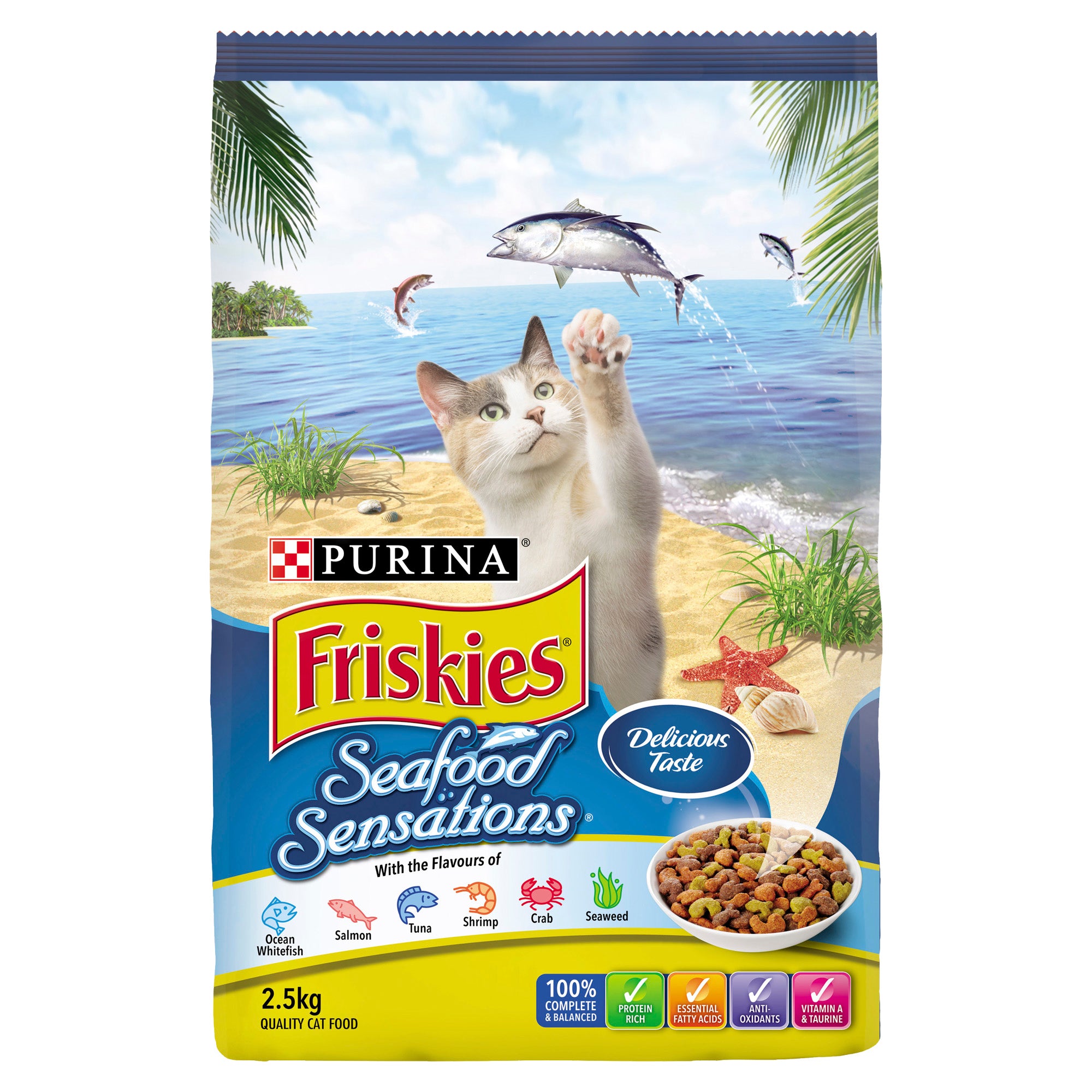 Friskies Adult Seafood Sensation Cat Dry Food