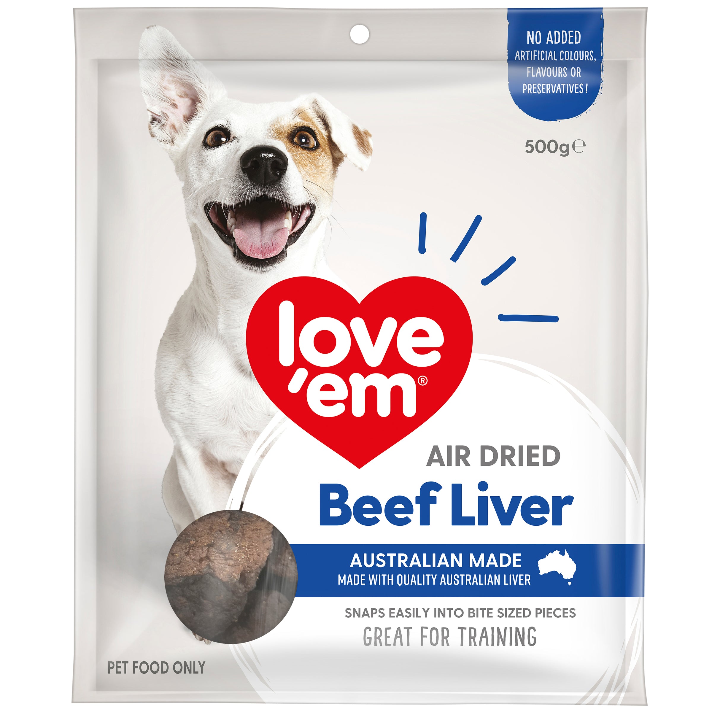 love em - Beef Liver Air Dried Dog Treat – Pets Domain