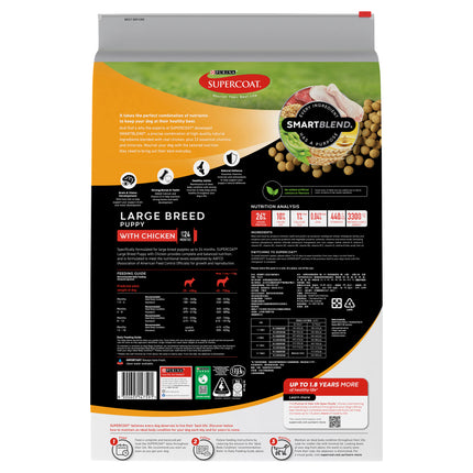 Supercoat - Puppy Large Breed with Chicken Dog Dry Food (18kg)
