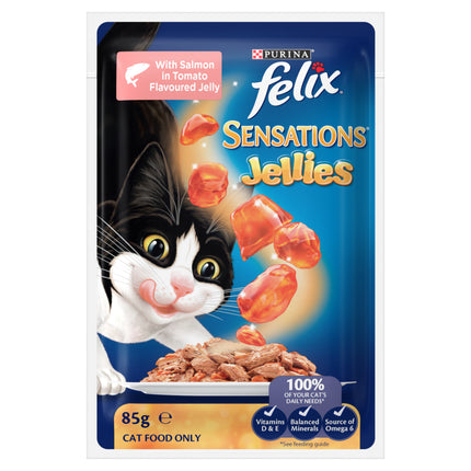 FELIX - Adult Sensations® Jellies Fish Selection Wet Cat Food (85g x 12pk)