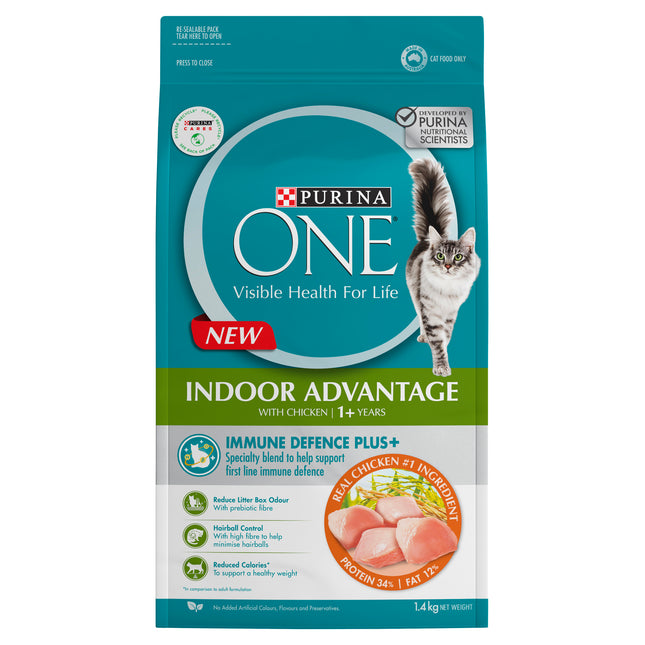PURINA ONE - Adult Indoor Advantage Dry Cat Food (1.4kg)