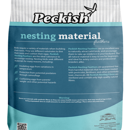 Peckish - Nesting Material Feathers (80g)