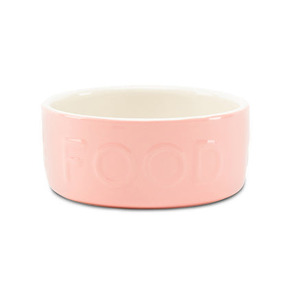Scruffs - Classic Pet Food Bowl Pink (19cm)