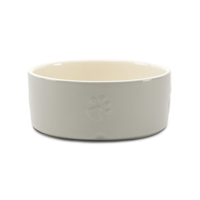 Scruffs - Icon Pet Food Bowl Light Grey (25cm)