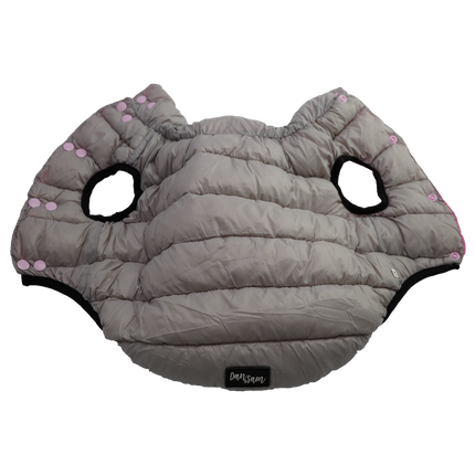 Dan & Sam - Reversible Puffer Jacket (Pink/Grey)