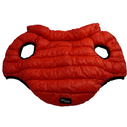 Dan & Sam - Reversible Puffer Jacket (Red/Black)