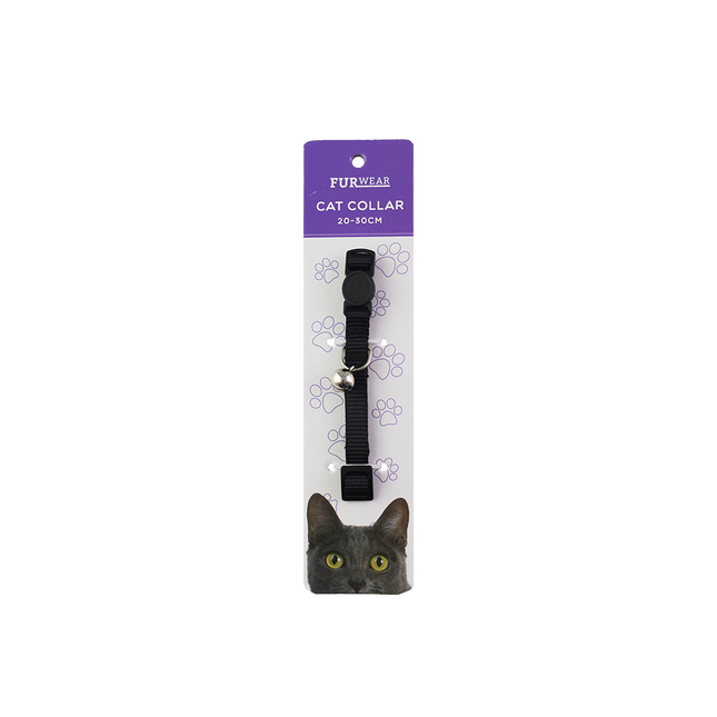 Furwear - Basic Cat Collar (Black)