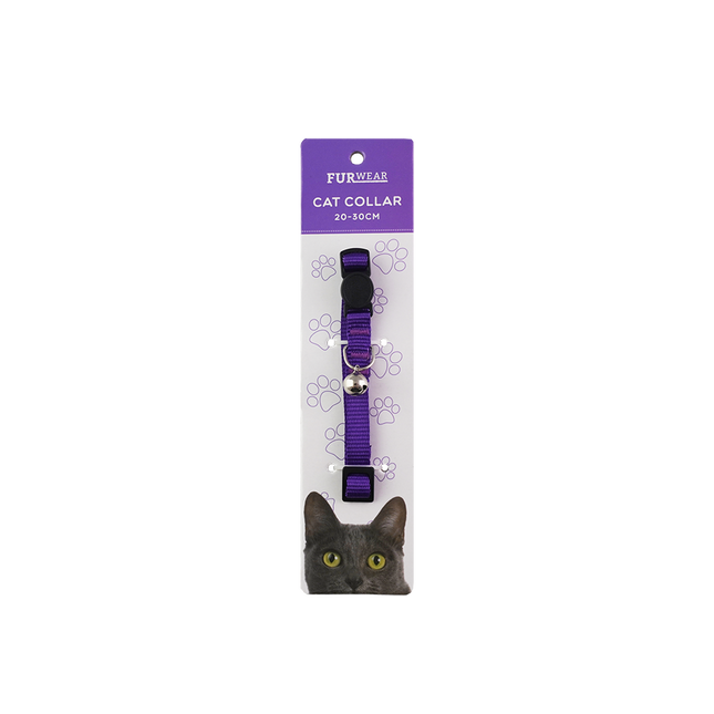 Furwear - Basic Cat Collar (Purple)