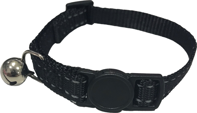 Furwear - Reflective Cat Collar (Black)