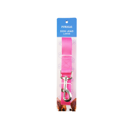 Furwear - Basic Dog Lead (Pink)