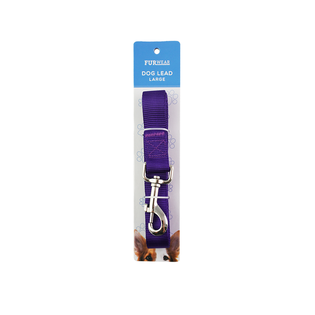 Furwear - Basic Dog Lead (Purple)