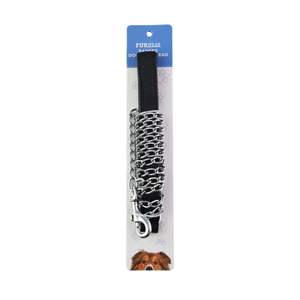 Furwear - Padded Dog Chain Lead (Black)