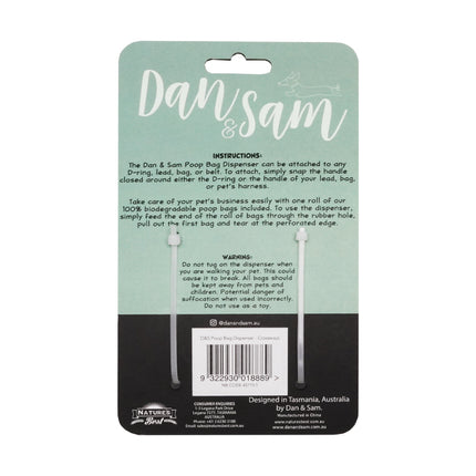 Dan & Sam - Poop Bag Dispenser (Crossways)