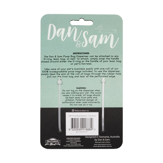 Dan & Sam - Poop Bag Dispenser (Crossways)