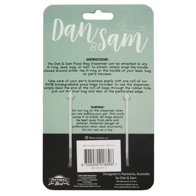 Dan & Sam - Poop Bag Dispenser (Wild One)