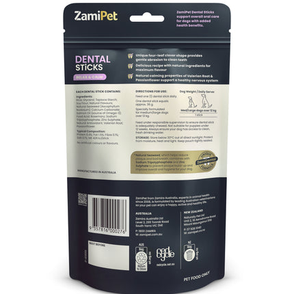 ZamiPet - Dental Sticks Relax & Calm Med/Lrg Dogs (200g)