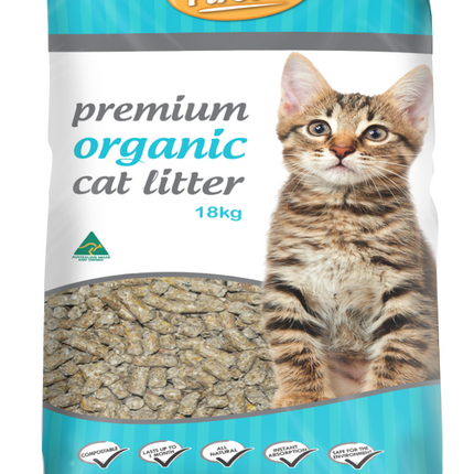 Feline First Premium Organic Cat Litter 18kg