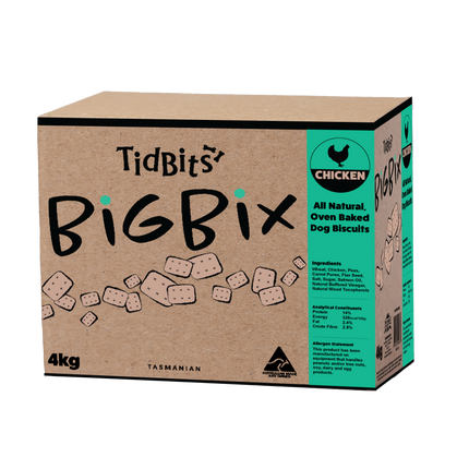 TidBits - Big Bix Chicken Dog Treats (4kg)