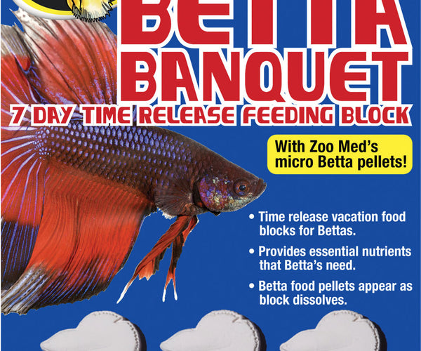 Zoo Med Betta Banquet Day Feeding Block (6pk) – Pets Domain