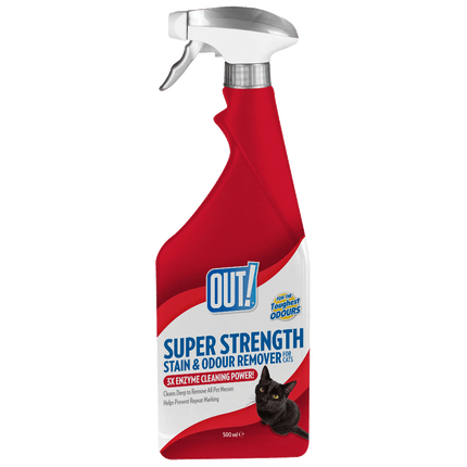OUT! - Super Strength Stain & Odour Remover for Cats (500ml)