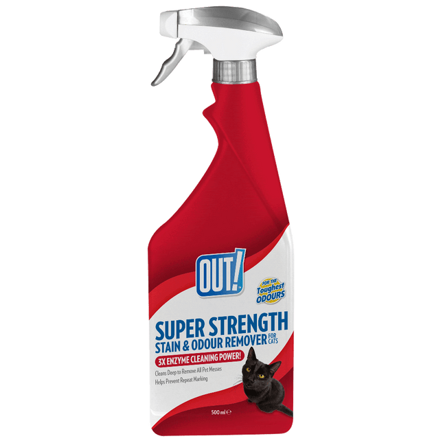OUT! - Super Strength Stain & Odour Remover for Cats (500ml)