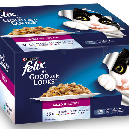 FELIX - Mixed Selection Cat Wet Food (85g x 36pk)