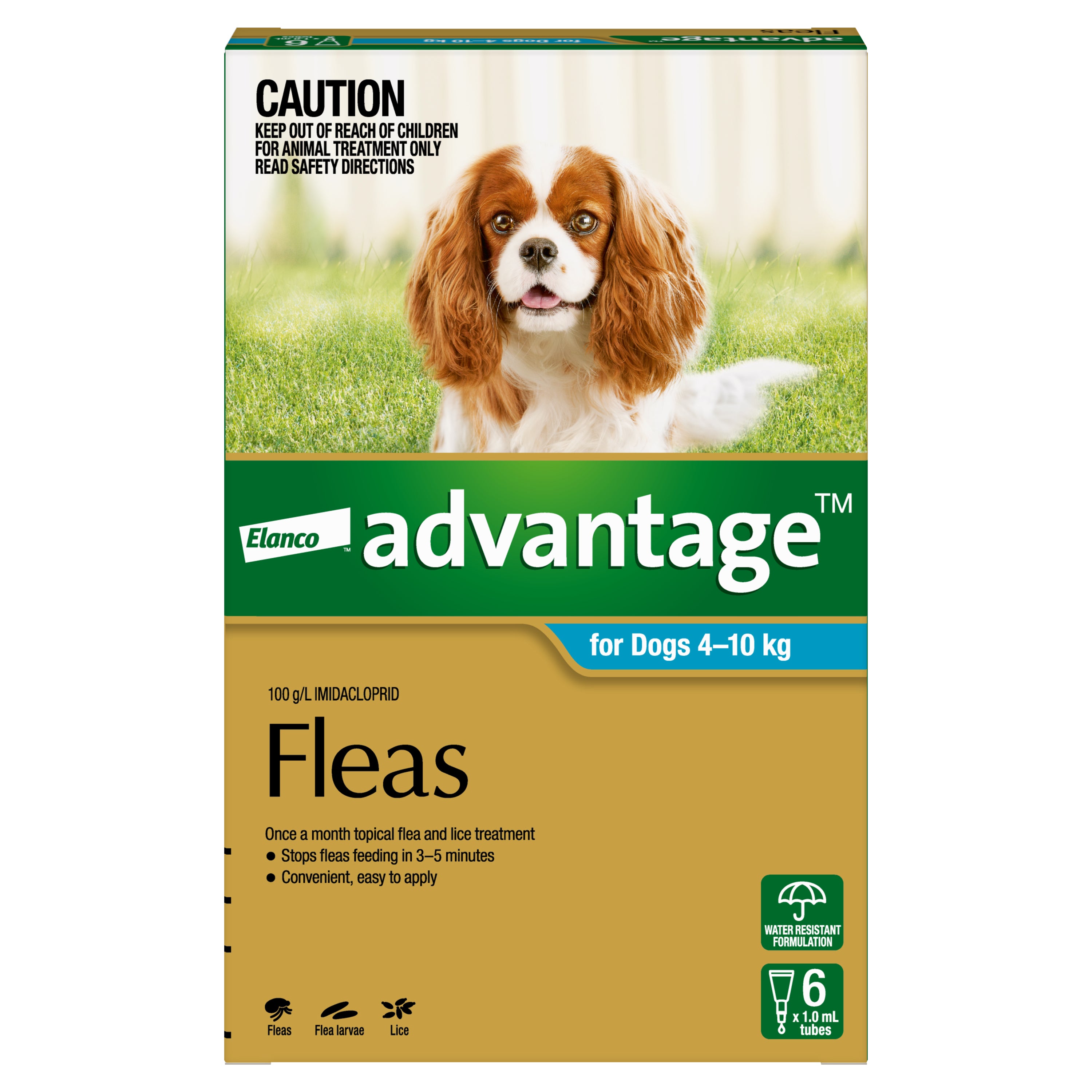 Advantage Flea Treatment for Dogs 4-10kg (6pk) – Pets Domain