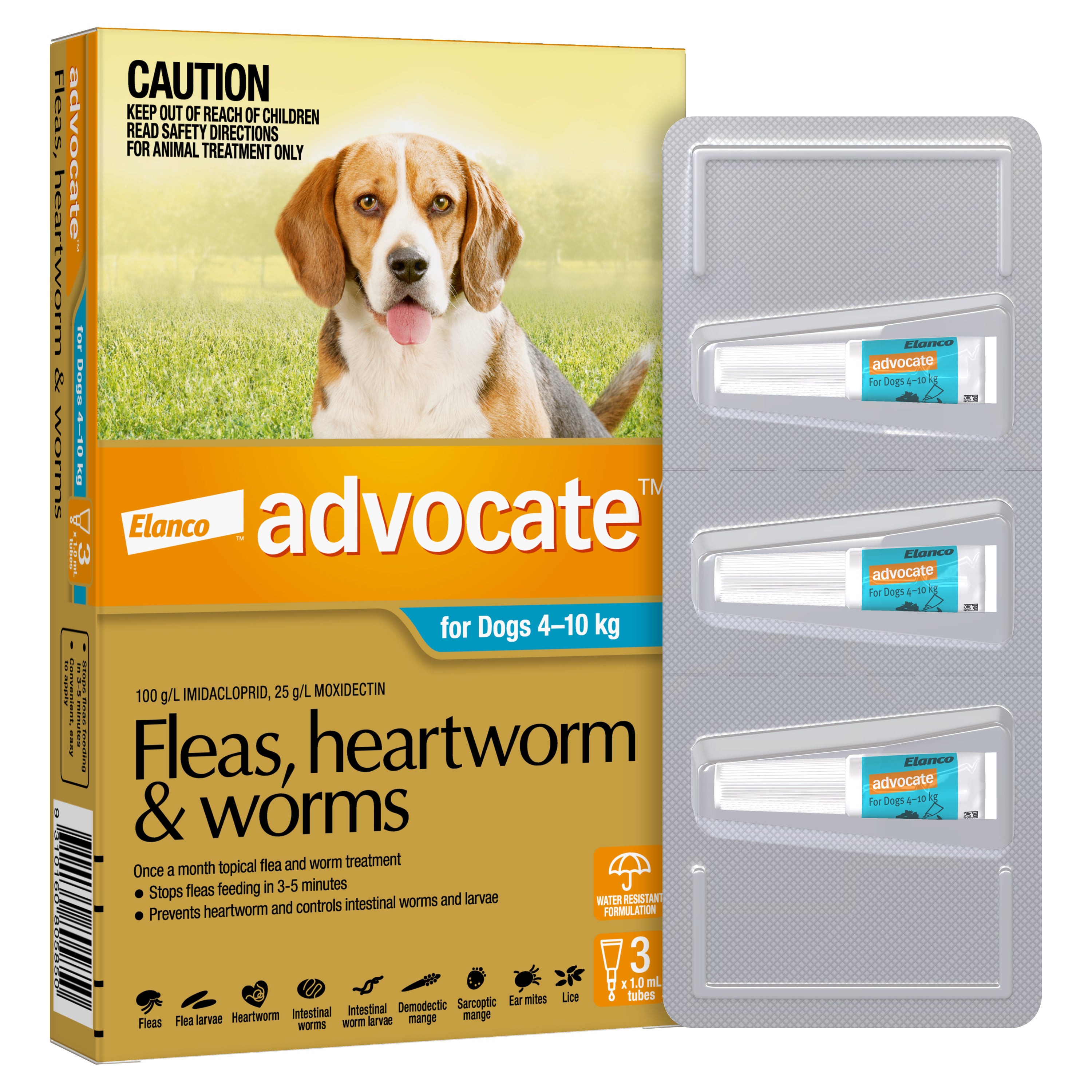 Advocate - Dog 4-10kg (3pk) – Pets Domain