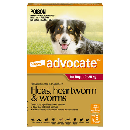 Advocate - Dog 10-25kg (6pk)
