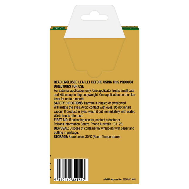 Advantage - Flea Treatment for Cats up to 4kg (1pk)