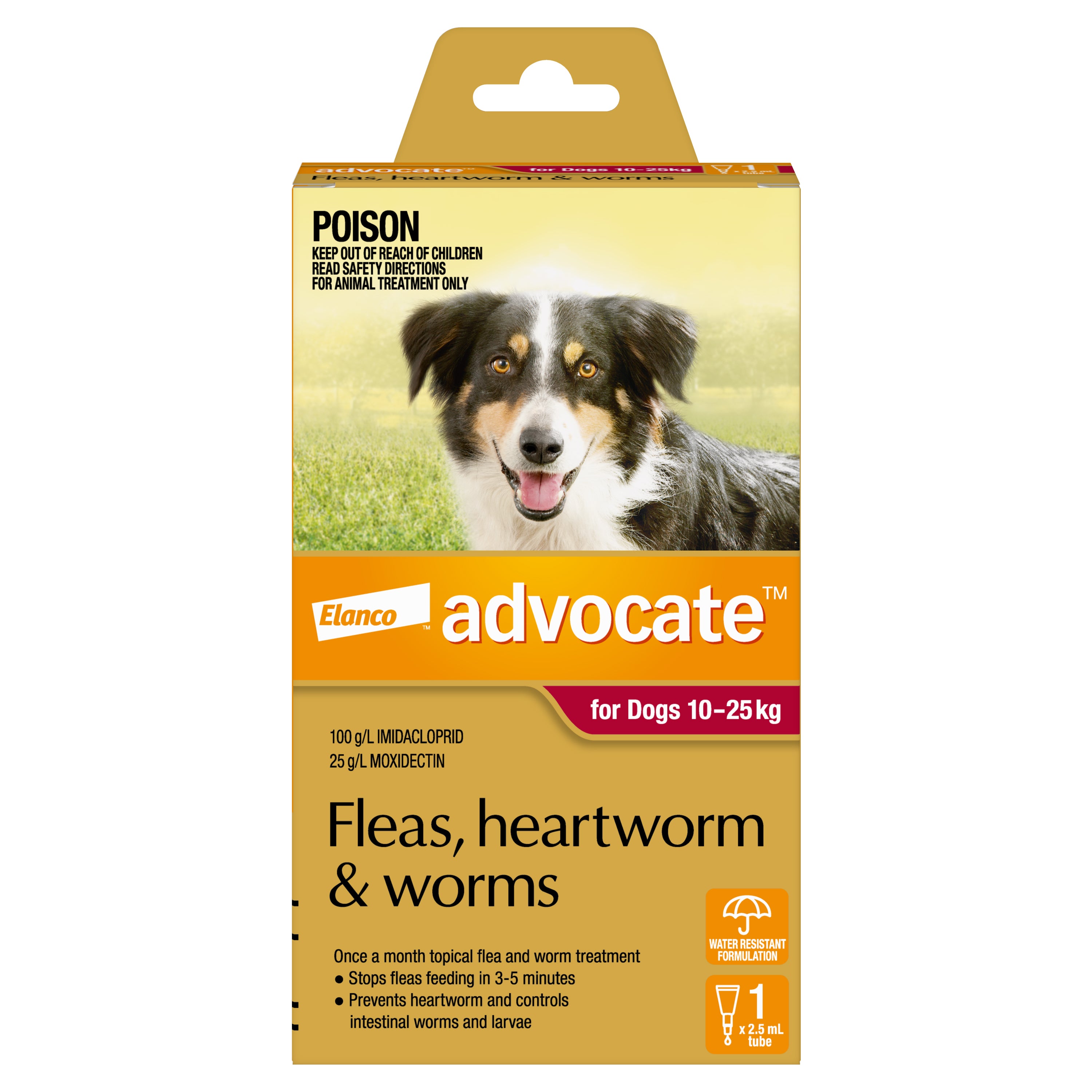 Advocate Dog 10-25kg (1pk) – Pets Domain
