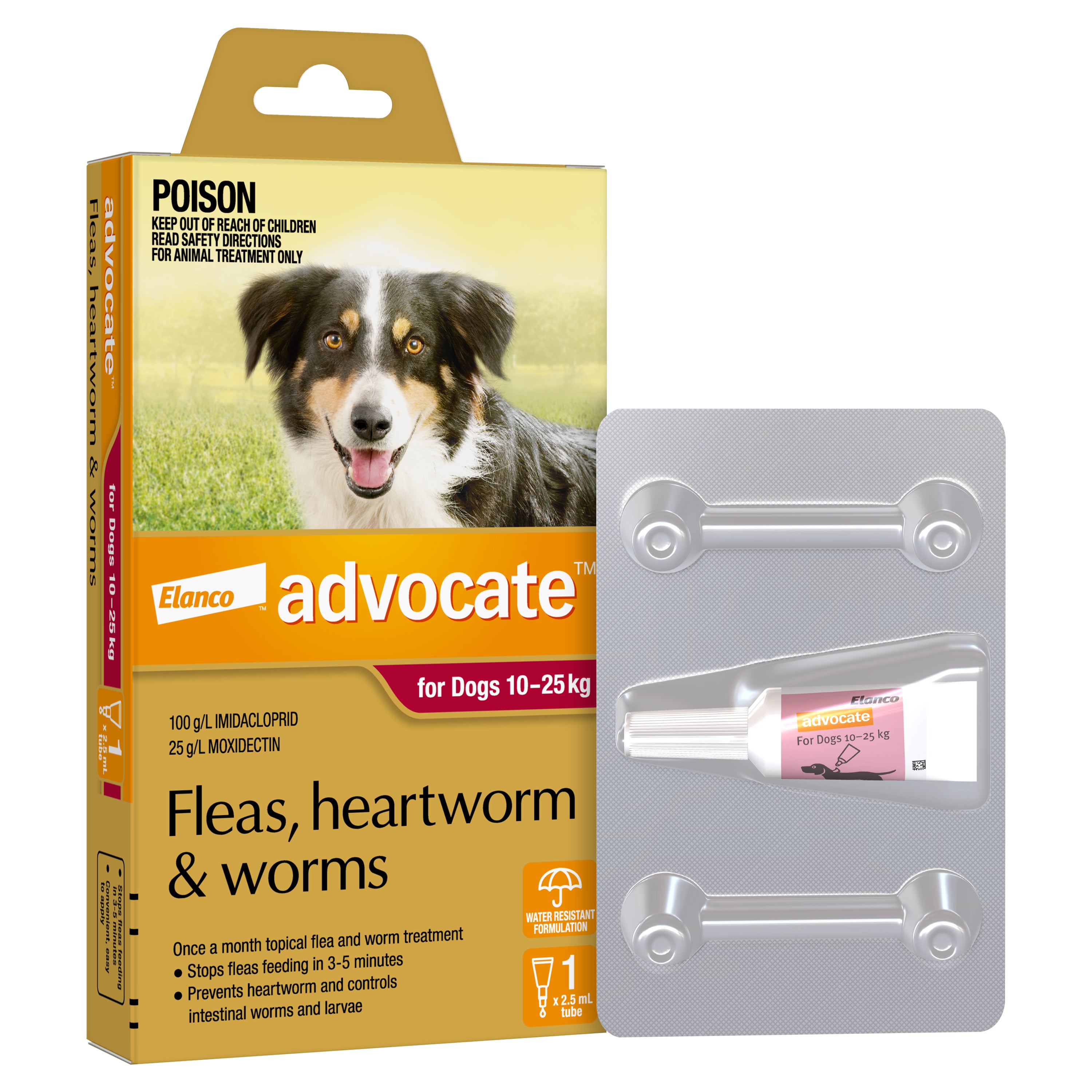 Advocate Dog 10-25kg (1pk) – Pets Domain