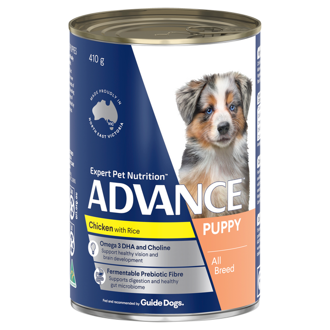 ADVANCE - Puppy Growth Chicken with Rice Dog Wet Food (410g)