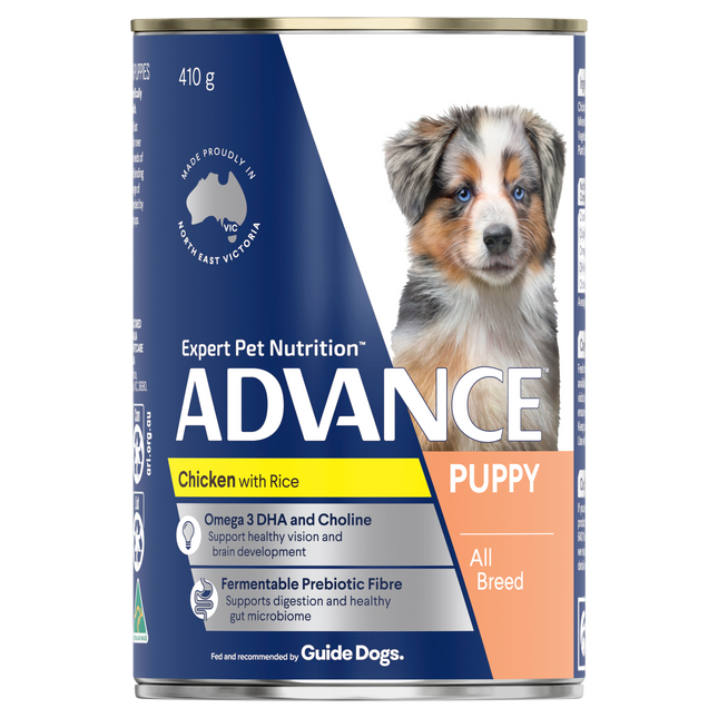 ADVANCE - Puppy Growth Chicken with Rice Dog Wet Food (410g)