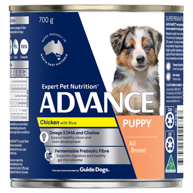 ADVANCE - Puppy Growth Chicken with Rice Dog Wet Food (700g)