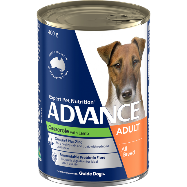 ADVANCE - Adult All Breed with Lamb Dog Wet Food (400g)