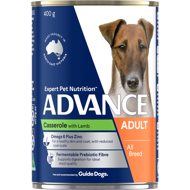 ADVANCE - Adult All Breed with Lamb Dog Wet Food (400g)