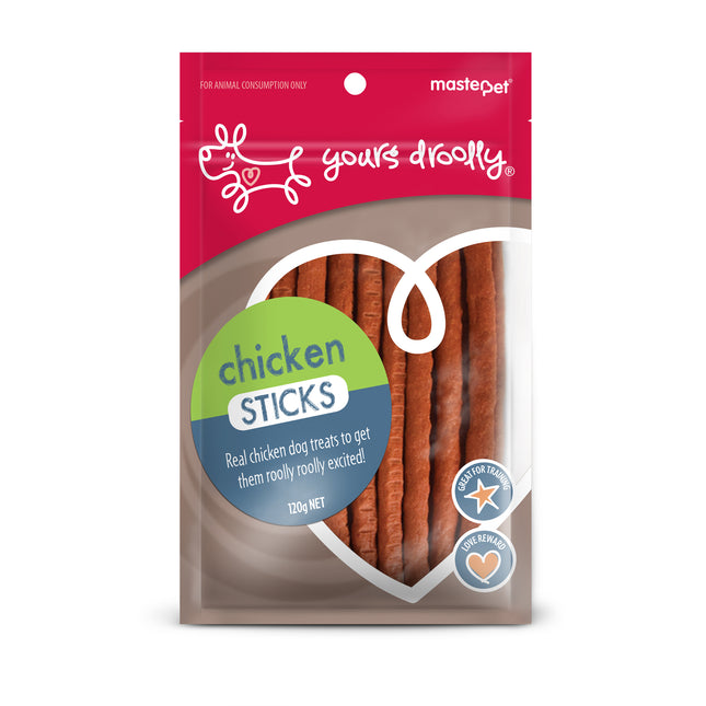 Yours Droolly - Chicken Sticks Dog Treat (120g)