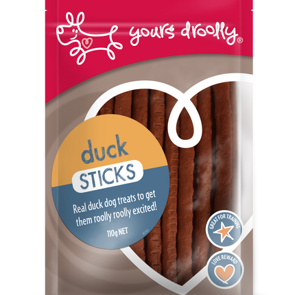 Yours Droolly - Duck Sticks Dog Treat (110g)