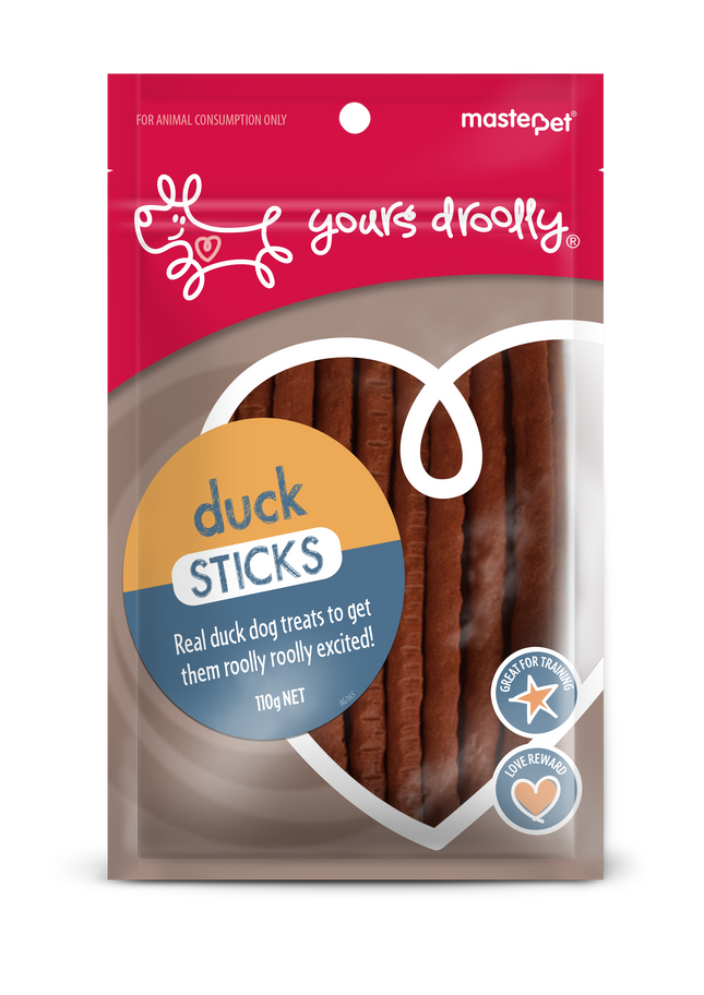 Yours Droolly - Duck Sticks Dog Treat (110g)