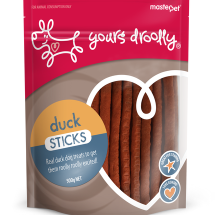 Yours Droolly - Duck Sticks Dog Treat (500g)